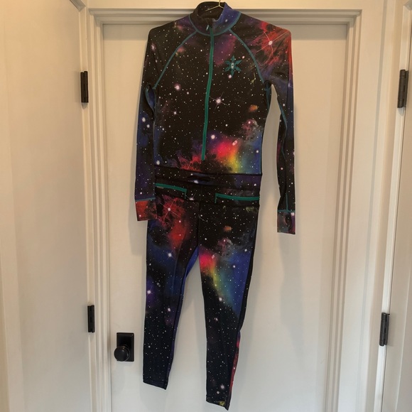 Airblaster Hoodless Ninja Suit | Thermal Base Layer in Space Theme Galaxy - Picture 2 of 3